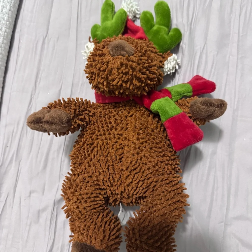 Target Brown and Green Holiday Reindeer Plush